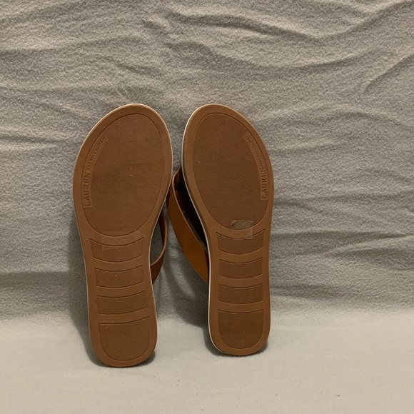 Lauren Ralph Lauren Women's Thong Flip Flops Sandals Brown Size unknown - Picture 2 of 7